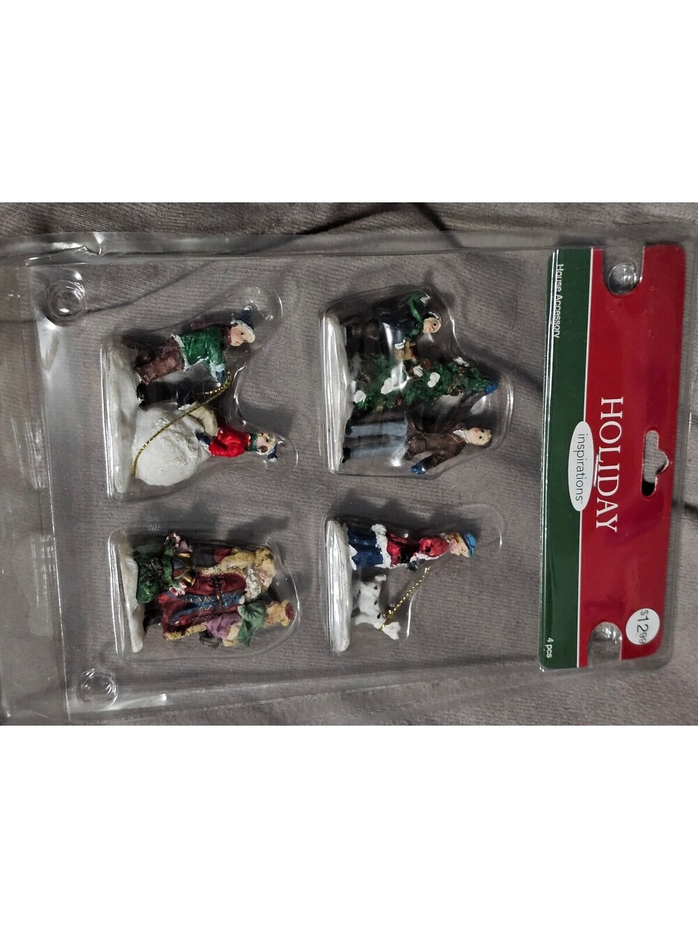 Holiday Soundclay Nativity Scene Figurines 4-Piece Set
